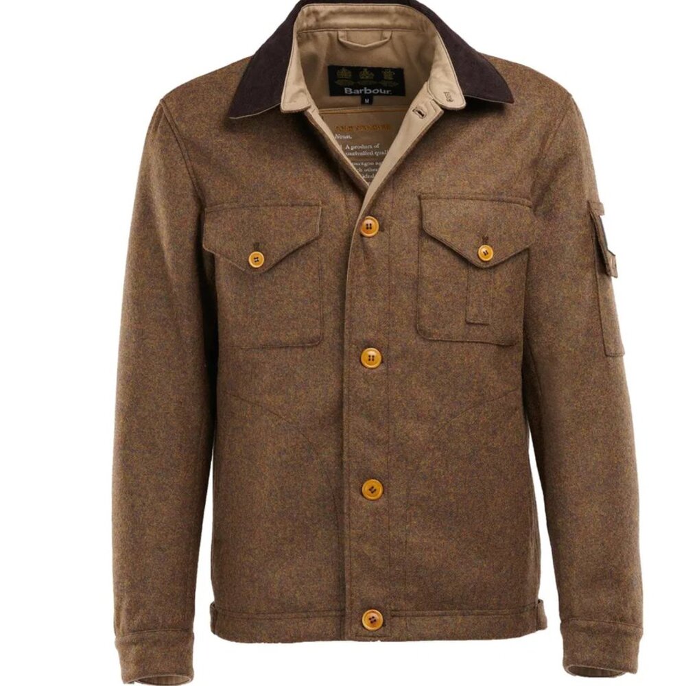 Barbour Cainwel Wool Jacket , Mens Large , New Unused